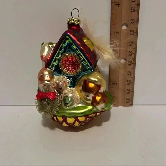 Carlton Cards Noah’s Ark Mercury Glass Ornament - Picture 6 of 6